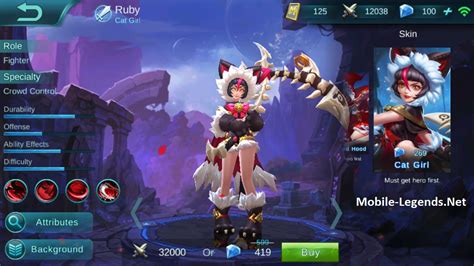How to get the ruby shadows pack free on console! Ruby Features 2019 - Mobile Legends
