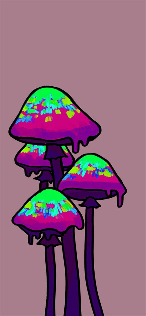 Mushrooms Pink Wallpaper Trippy Mushroom Wallpaper Iphone 𓋼