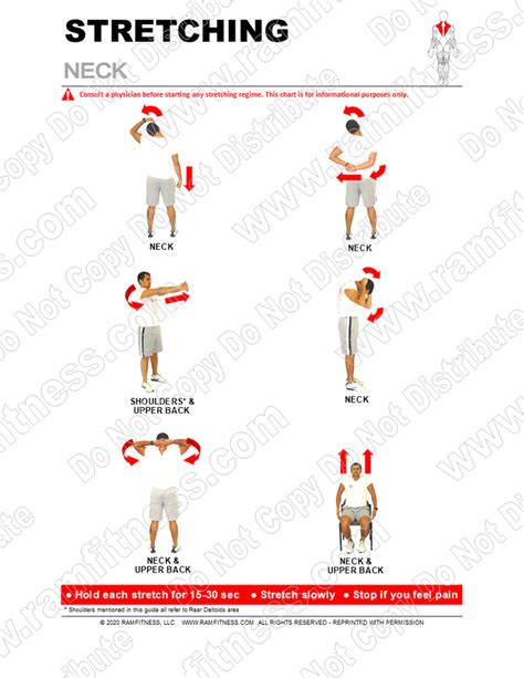 9 Neck And Back Stretches Pdf File Plus Tracking Guide