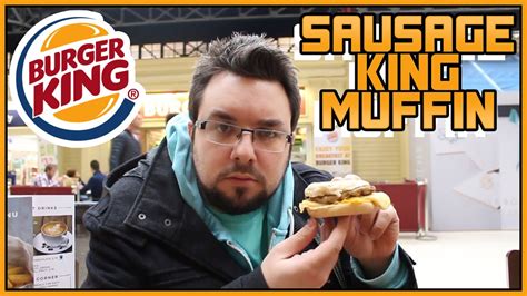 Burger King Sausage King Muffin Review - YouTube