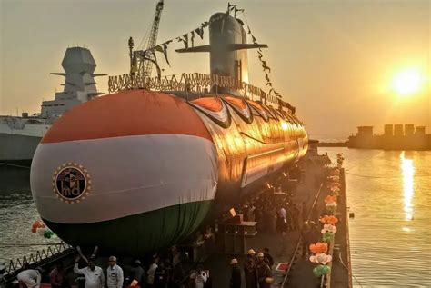 Indian Navy Launches Fourth Stealth Scorpene Class Submarine Ins Vela