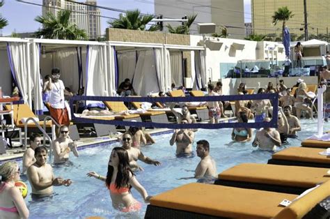 Sapphire Pool Says Goodbye To Bikini Tops Las Vegas Sun Newspaper