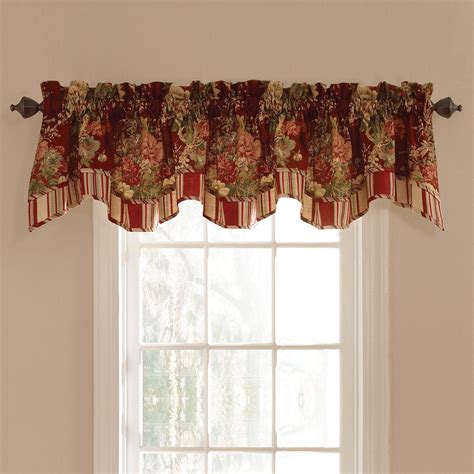 Interior Curtains For Bay Windows With Waverly Valances Valance
