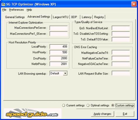 Sg Tcp Optimizer Download