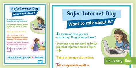 Safer Internet Day Poster Teacher Made Twinkl