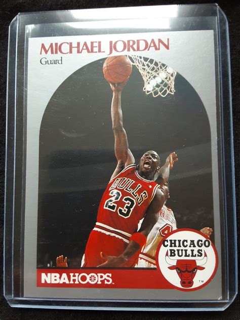 1990 Nba Hoops Michael Jordan Basketball Card Card 65 Etsy