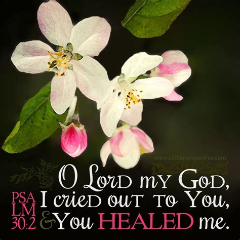 Psalm 302 O Lord My God I Cried Out To You And You Healed Me
