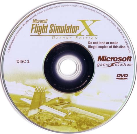 Microsoft Flight Simulator X Deluxe Edition 2006 Windows Box Cover