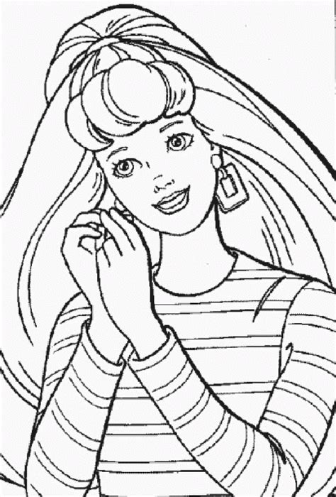 Barbie Coloring Pages Learn To Coloring