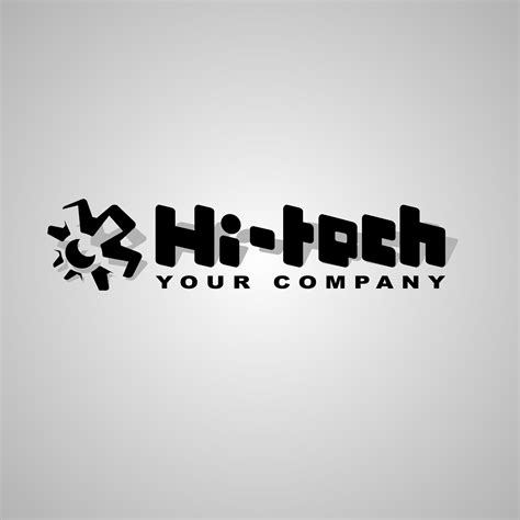Vector For Free Use Hi Tech Logo