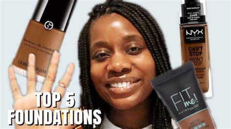 My 5 Best Foundations For Women Of Colour And Flawless Skin Youtube