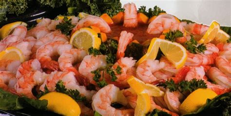 Jazz up a cocktail shrimp platter with three dips that come together in a snap. Pretty Shrimp Cocktail Platter Ideas / Susan's Savour-It ...