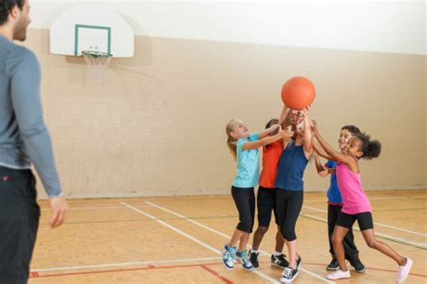 Diverse Elementary Gym Class Stock Photo Download Image Now Istock