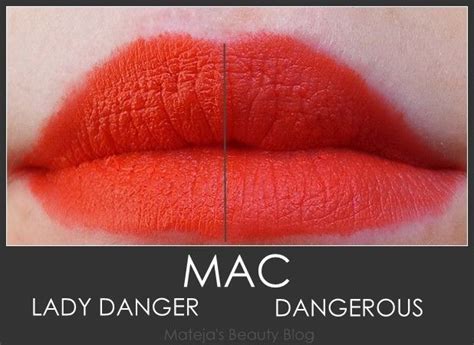 mac dangerous vs lady danger | Make-Up | Pinterest | Lady ...