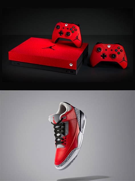 Nike X Microsoft Air Jordan 3 Xbox One X Video Game Console Gets