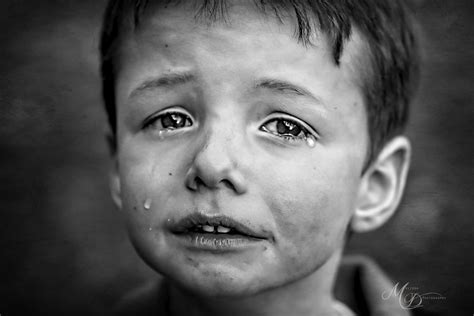 Feelings Boy Crying Sad Tears Eyes Black And White C Flickr