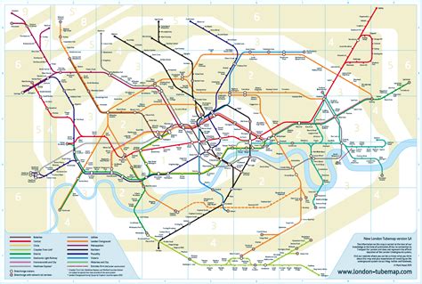 London Tube Map Geographically Accurate London Tube Map London Tube Map