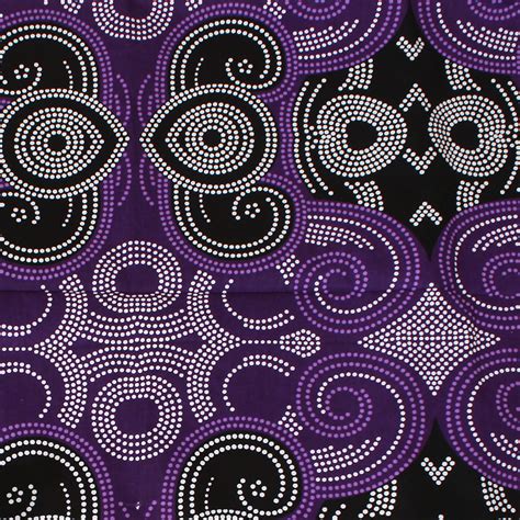 Purple Love Print Fabric African Print African Fabrics Africa