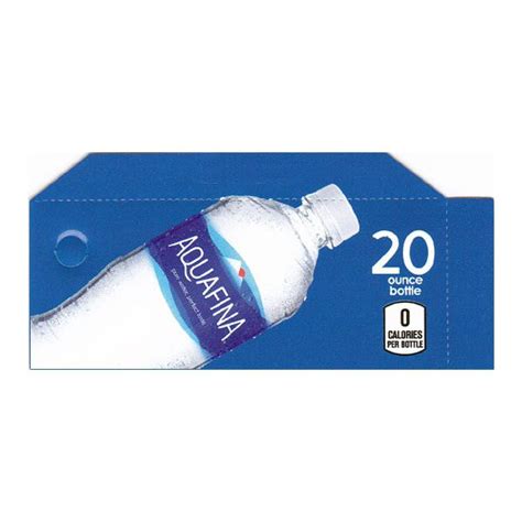 Aquafina Water Small Size 20oz Bottle Flavor Strip