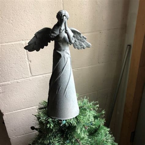 Christmas Tree Topper Weeping Angel From Doctor Who Etsy