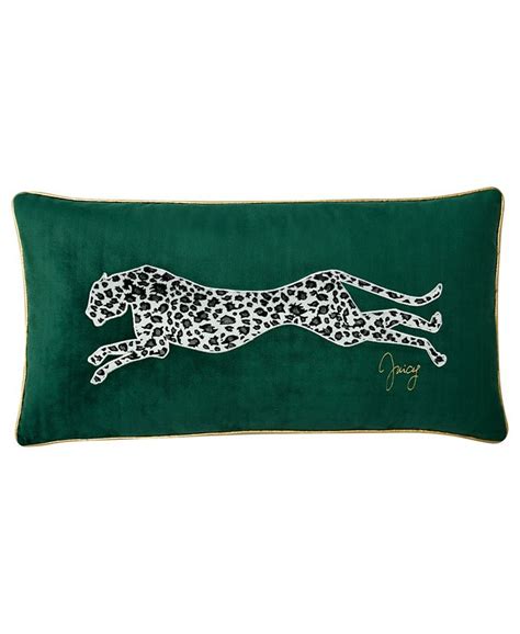Juicy Couture Velvet Cheetah Decorative Pillow 14 X 24 And Reviews