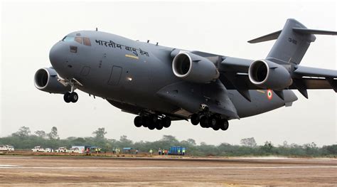 First Indian C Globemaster Iii Airlifter Arrives At Indian Base