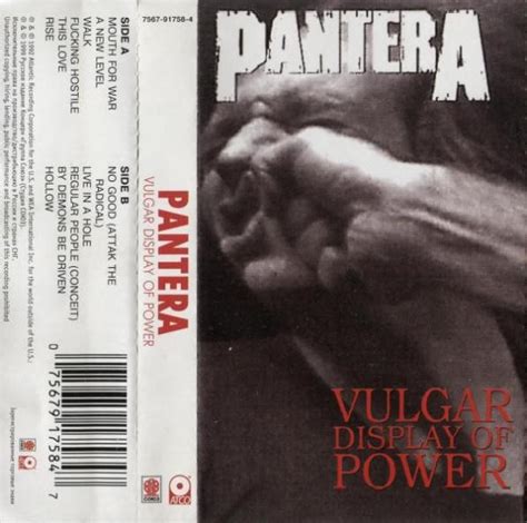 Pantera Vulgar Display Of Power Encyclopaedia Metallum The Metal