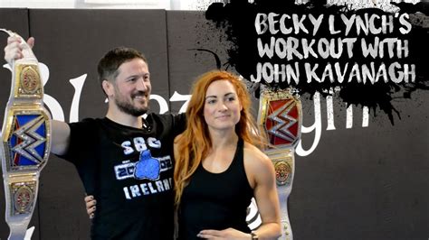 Becky Lynchs Workout With John Kavanagh Win Or Learn Youtube