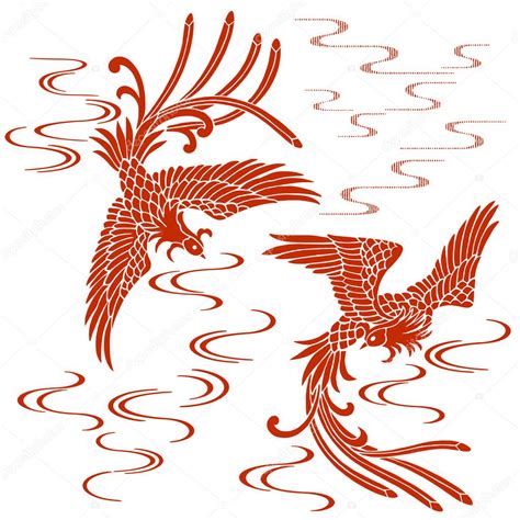 Oriental Phoenix Stock Vector Image By ©daicokuebisu 78102406