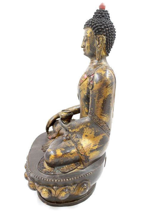 Alles ist, alles hat wesen und gegenwart. Siddharta Buddha Figur 45cm Bronze Tibet Shakyamuni Statue ...