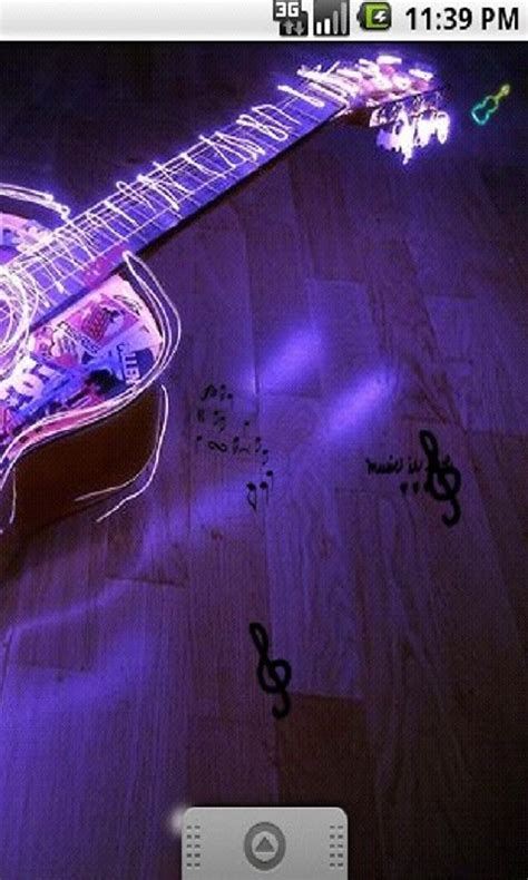 Neon Light Classic Guitar Live Wallpaper Free Android Live Wallpaper