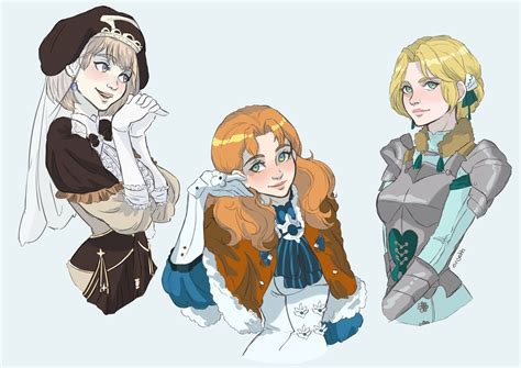 María On Twitter Blue Lions Girls 🦁💙 Fe3h Fire Emblem Characters Zelda Characters