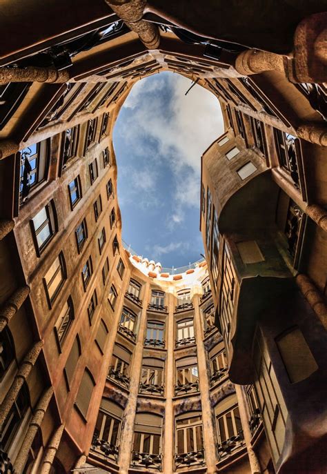 Casa Milà By Gaudi Barcelona Spain