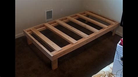 Diy 2x4 Twin Bed Frame Youtube
