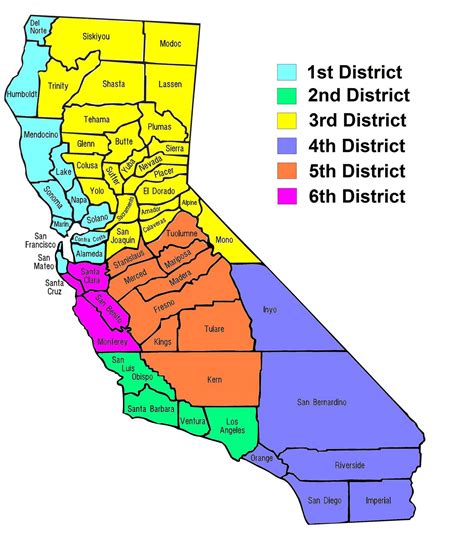 California County Map Area County Map Regional City