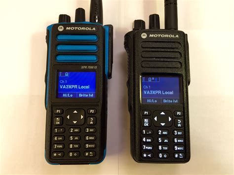 Motorola Mototrbo Xpr 7550 Is Dmr Portable Radio Review Va3xpr
