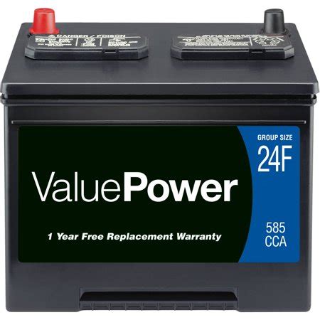 Al suscribirme, acepto el aviso de privacidad y los términos y condiciones , así como el envío de noticias y promociones exclusivas de walmart. ValuePower Lead Acid Automotive Battery, Group 24F ...