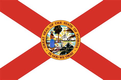 Vlag Florida Staat Gratis Vectorafbeelding Op Pixabay