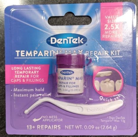 Dentek Lost Filling Repair Maximum Hold 264g Emergency Dental Care Products Health
