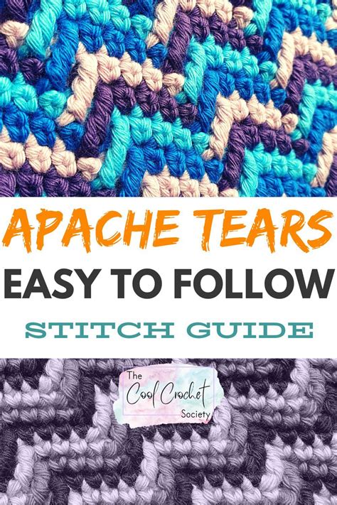 How To Crochet The Apache Tears Stitch A Step By Step Guide In 2021