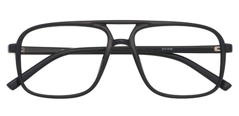 Atwood Aviator Lined Bifocal Glasses Black Mens Eyeglasses Payne