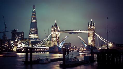 Download Wallpaper 1920x1080 London England Uk Tower Bridge Thames