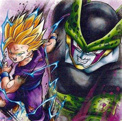 Kakarot demo from gamescom 2019 finds its way online, and it highlights the final battle between super saiyan 2 gohan and cell. Son Gohan Vs. Cell ️♠️ | Dragon ball art, Dragon ball z, Dragon ball