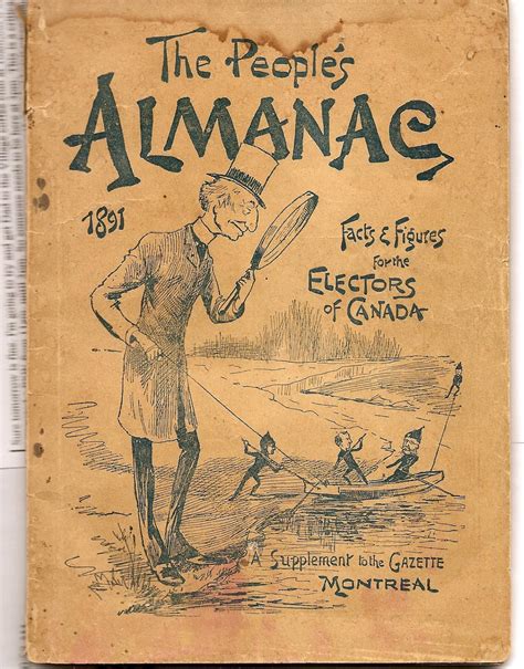 The Peoples Almanac Facts And Figures For The Electors Of Canada Good