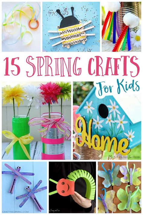 15 Fun Spring Kids Crafts