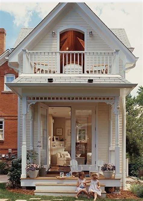 Lovely Victorian Tiny House Small Home Shabby Chic Balcony Porch Attic