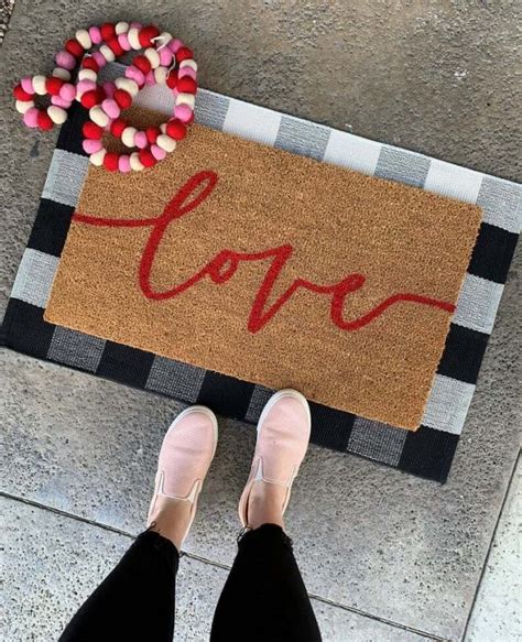 The 17 Cutest Valentines Day Doormats On Etsy Emmaline Bride Spring