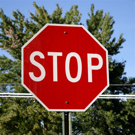 Stop Sign Picture Free Photograph Photos Public Domain