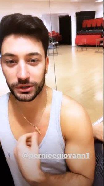 Strictlys Giovanni Pernice Blames Michelle Visage For Giving Him A