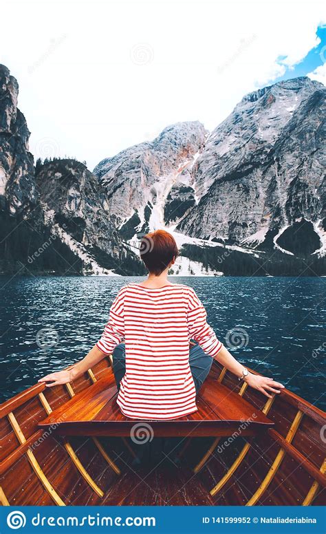 Travel On Braies Lake Lago Di Braies In Dolomites Italy